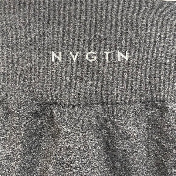 NVGTN Gray Back Contour Solid Seamless Leggings Size XS - Picture 2 of 8